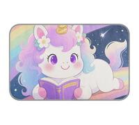 A Cute Cartoon White unicorns Summer cooling mat gel Self Cooling pad for cats outside for cats cozy sleeping cat accessories manta refrescante para perro M