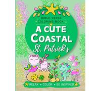 A Cute Coastal St. Patrick's: Bible Verse Coloring Book (A Cute Coastal Collection)