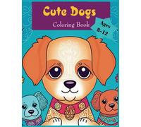 A cute color by number coloring books for kids ages 8-12 animals dog