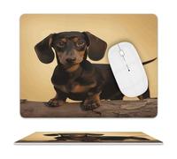 A Cute Dachshund Mouse Pad Mouse Mat 10 X 8 Inch