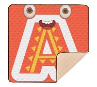 A Cute Foldable Baby Play Mat for Floor Comfortable Baby Kick Crawling Mat for Babies Infants Toddlers, 50'' x 50''