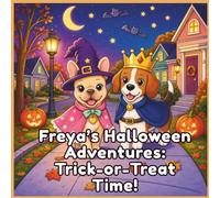 A Cute Halloween Adventure Coloring Book for Ages 4-8: Freya's Halloween Adventures: Trick-or-Treat Time!