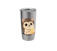 A Cute Hedgehog Likes Lemonade Stainless Steel Insulated Tumbler