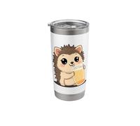 A Cute Hedgehog Likes Lemonade Stainless Steel Insulated Tumbler