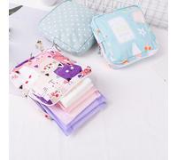 A Cute Large Capacity Sanitary Napkin Storage Bags Cartoon Girls Physiological Period Tampon Organiser Bag Bag