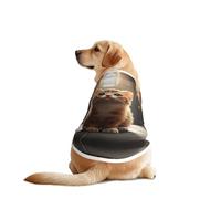 A Cute Little cat Dog Shirt Vest Dog Clothes- Breathable Cooling for Big Dogs, Sun Protection Comfort Wear for Golden Retriever, Husky, Alaska Outdoor Activities X-Large