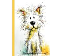 A cute little West Highland White Terrier: Work Notebook, Funny Office Gift for Women, Coworker, Boss, Secret Santa Gag Gift (Blank Lined Journal)