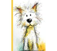 A cute little West Highland White Terrier: Work Notebook, Funny Office Gift for Women, Coworker, Boss, Secret Santa Gag Gift (Blank Lined Journal)