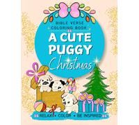 A Cute Puggy Christmas: Bible Verse Coloring Book