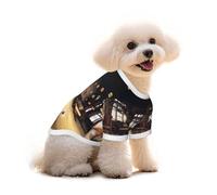 A Cute Steampunk Tabby cat Dog T-Shirt Clothes Apparel Puppy Vest Pet and Elastic Tank Top Clothing, Dogs Cats Pullovers Cute Breathable Soft Medium