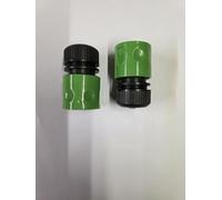 A&D 1/2" Quick Release Garden Hose Female Pipe Adapter with Stop Lock Fitting, 2 Pack (AD123)
