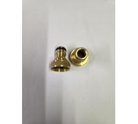 A&D 3/4-Inch BSP Brass Garden Hose Tap Connector, Female Threaded Faucet Adapter, 2 Pack (AD126)