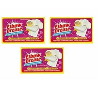 A&D 3 x 100g ELBOW GREASE FABRIC LAUNDRY STAIN REMOVER BAR ENZYME POWERED NO BLEACH