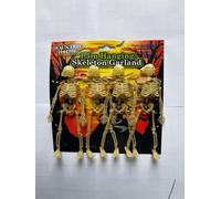 A&D 4 Pack Halloween Hanging Skeleton Decorations Scary Outdoor Party Props Spooky