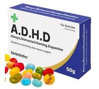 A.D.H.D Funny Prescription Pill Box - Relatable 'Forgetful' Novelty Gift