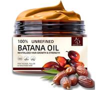 A/D Infinity Dr. Sebi Raw Batana Oil 100% Unrefined Hair Growth Pure Organic Hondura Oil with Keratin, Coffee Extract and Other Ingredients to Improve Effectiveness