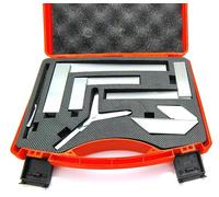 A.D. International New Starter Engineer Kit (Try Squares, Center Squares, Carbide Scriber Pen, & Y Center Finder) Supplied with Plastic Case