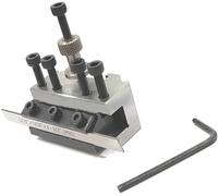 A.D. International Quick Change Tool Post Holder for Lathe Machine T37 STD Holder with T Parting Holder (1/2" Blade)