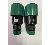 A&D Tap Hose Connector, 2 Pack, for Garden Bathroom Kitchen Indoor Outdoor, Hose Pipe Tap Attachment, Model AD106
