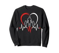 A Dad's Heart Beats Louder For His Kids Sweatshirt