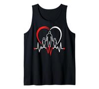A Dad's Heart Beats Louder for His Kids Tank Top