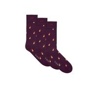 A-DAM 3-pack Casual Socks Burgundy Rockets Fig size 36-40 | Underwear Outlet | Unisex | Brown 36-40