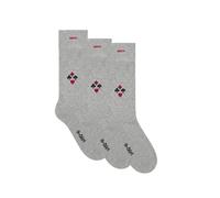A-DAM 3-pack Casual Socks Card Icons Grey Melange size 36-40 | Underwear Outlet | Unisex | Gray 36-40