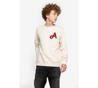 A-DAM Sweatshirt Red Adam Patch Whitecap Gray size XL | Sweaters Outlet | Men | Red XL