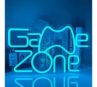 A Dan Game Zone Neon Sign,Gamer Neon Light for Game Room Decor,Gaming Neon Light Signs Gift for Teen Boys Room Decor with USB Powered