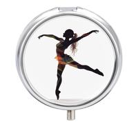 A Dancer Pill Box Pill Case Pill Organizer Medicine Pill Organizer Weekly Pill Organizer Pill Holder Small Pill Case Pill Containers Pill Holder for Purse