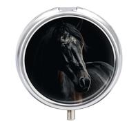 A Dark Horse Pill Case Pill Box with 3 Compartments