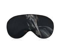 A Dark Horse Sleep Mask, Ultra Soft Eye Mask for Sleeping with Adjustable Strap, Comfortable Lightweight Blindfold Eyeshade, Total Blackout Eye Cover for Night Sleep Travel Office Nap