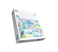 A Day At The Seaside 1000 Piece Jigsaw Puzzle KDMD Aqua 1000 Pieces