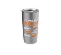 A Day in Philly Breakfast Lunch Dinner - Philly Cheesesteak Stainless Steel Insulated Tumbler