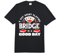 A Day Spent Playing Bridge is A Good Day Bridge Player Comfort Colors Adult Heavyweight T-Shirt