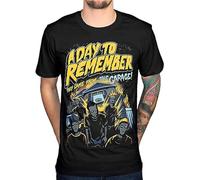A Day to Remember Band Mens Black Cotton Top T-Shirt Tee Black L