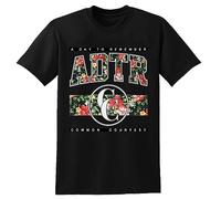 A Day to Remember Floral T-Shirt Black Graphic Unisex Tee Shirt S