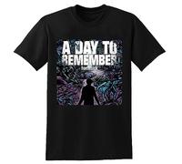 A Day to Remember Homesick T-Shirt Black Graphic Unisex Tee Shirt S