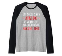 A Day Without Aikido is Like No I Hack No Idea Raglan Baseball Tee