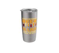 A Day Without Beer is Just Kidding Brewer Bartender Beer Stainless Steel Insulated Tumbler