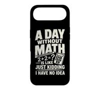 A Day Without Math Algebra Teacher Equation Pun Case for iPhone Air