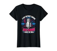 A Day Without Singing is Like Just Kidding Value Graphic T-Shirt, Women, Black, M