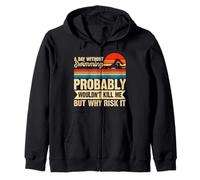 A Day Without Swimming Probably Wouldn't Kill Me - Swimmer Zip Hoodie