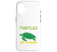 A day without turtles is like - Turtles Case for iPhone 16