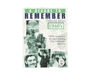 A Decade to Remember: Collector's Edition 1940s [DVD]