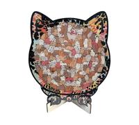 ＡＷＨＡＯ A Decorative And Portable Wooden Catshaped Toy, Ideal for Developing Coordination. A Unique Wooden Animal, As.., Style E