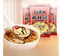 A delicious, hot and sour instant breakfast soup, a classic Chinese snack, perfect for dorms or offices. 12g/packet, mushroom and vermicelli flavor. (5packs)
