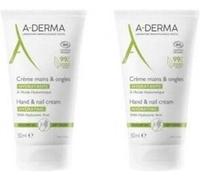 A-DERMA Hand & Nail Cream Duplo Pack 2X50 ml
