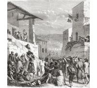A detachment of the Piedmontese-French army arrive in Corsico near Milan during The Second Italian War of Independence aka Franco-Austrian War the Austro-Sardinian War or Italian War of 1859. From