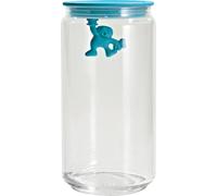 A di Alessi - AMDR06 AZ Gianni Kitchen box with hermetic lid, 140cl Turquoise